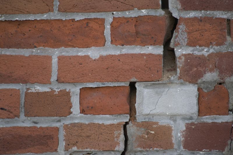 Cracked Brick Wall Repair